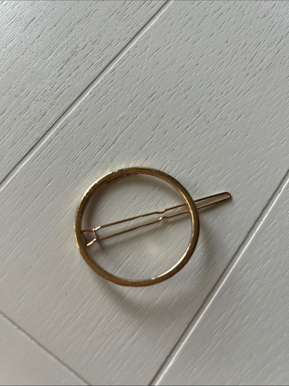 Gold Circular Hair Pin - Women Accessories